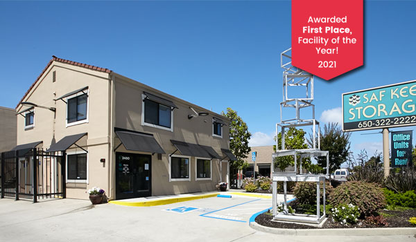 Saf Keep Storage facility in Redwood City CA