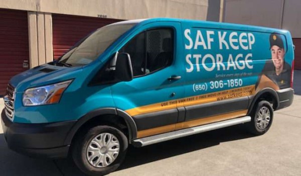 Saf Keep Storage branded moving van