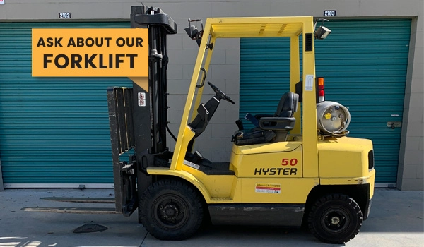 A forklift advertisement